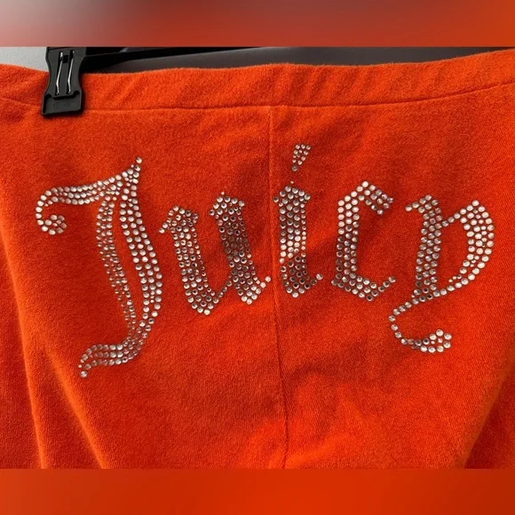Juicy Couture Orange Flare Pants Size Large - Picture 3 of 5
